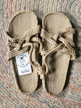 Nomadic State Of Mind Rope Slide Sandals - Natural